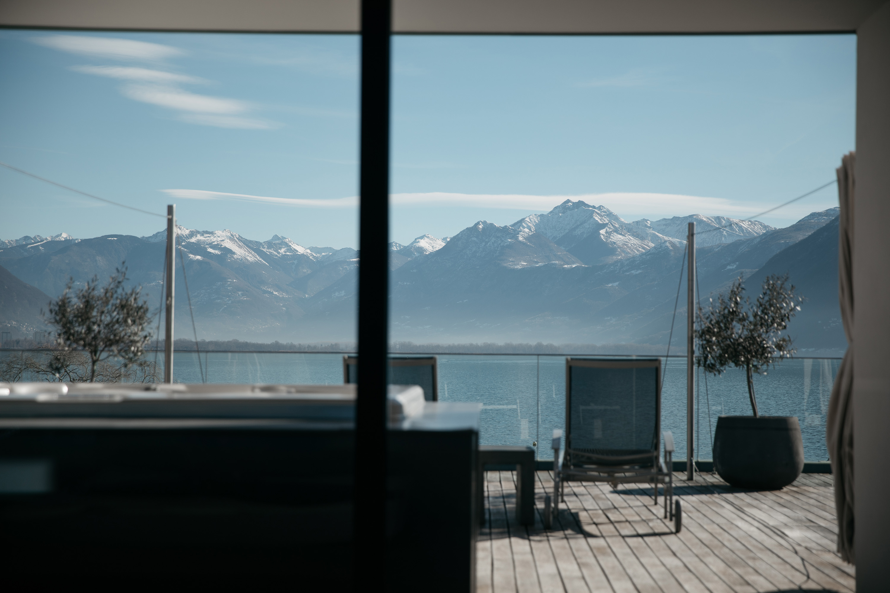 Termali Salini & Spa Locarno Private Spa Ausblick