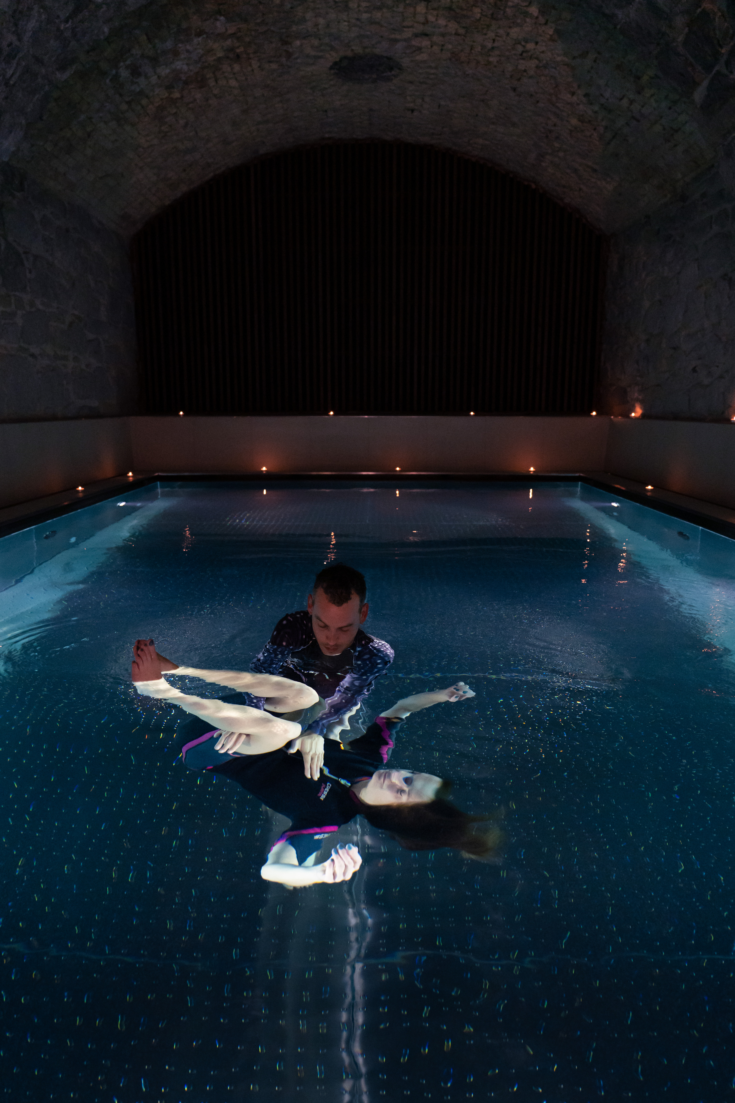 Wassermassage im Hürlimannbad & Spa Zürich