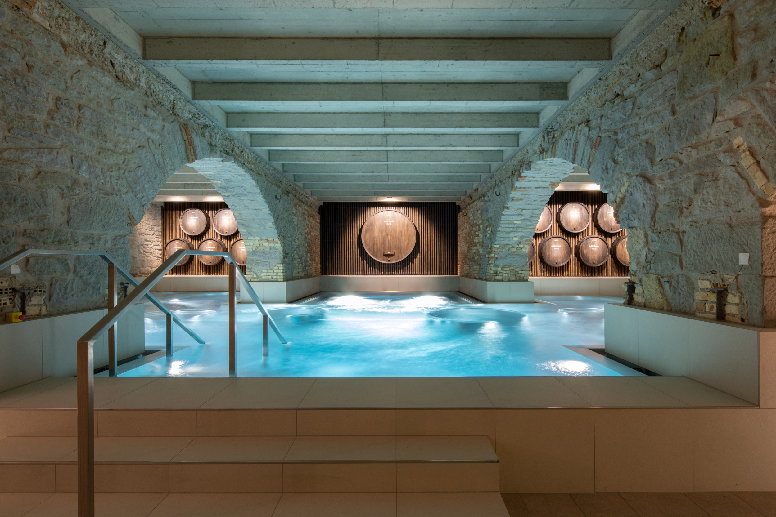 Thermalbadbereich im Hürlimannbad & Spa Zürich