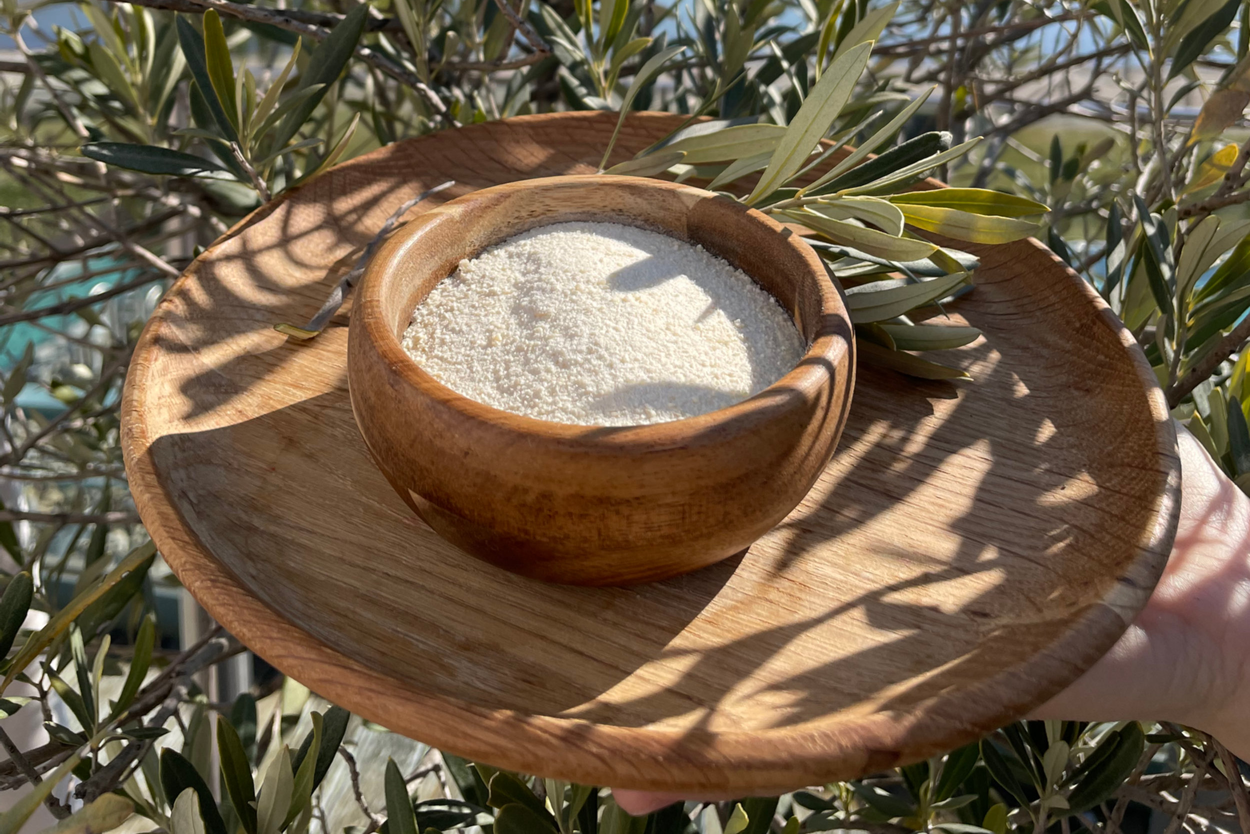 Ganzkörper-Packung mit Olivenseife
