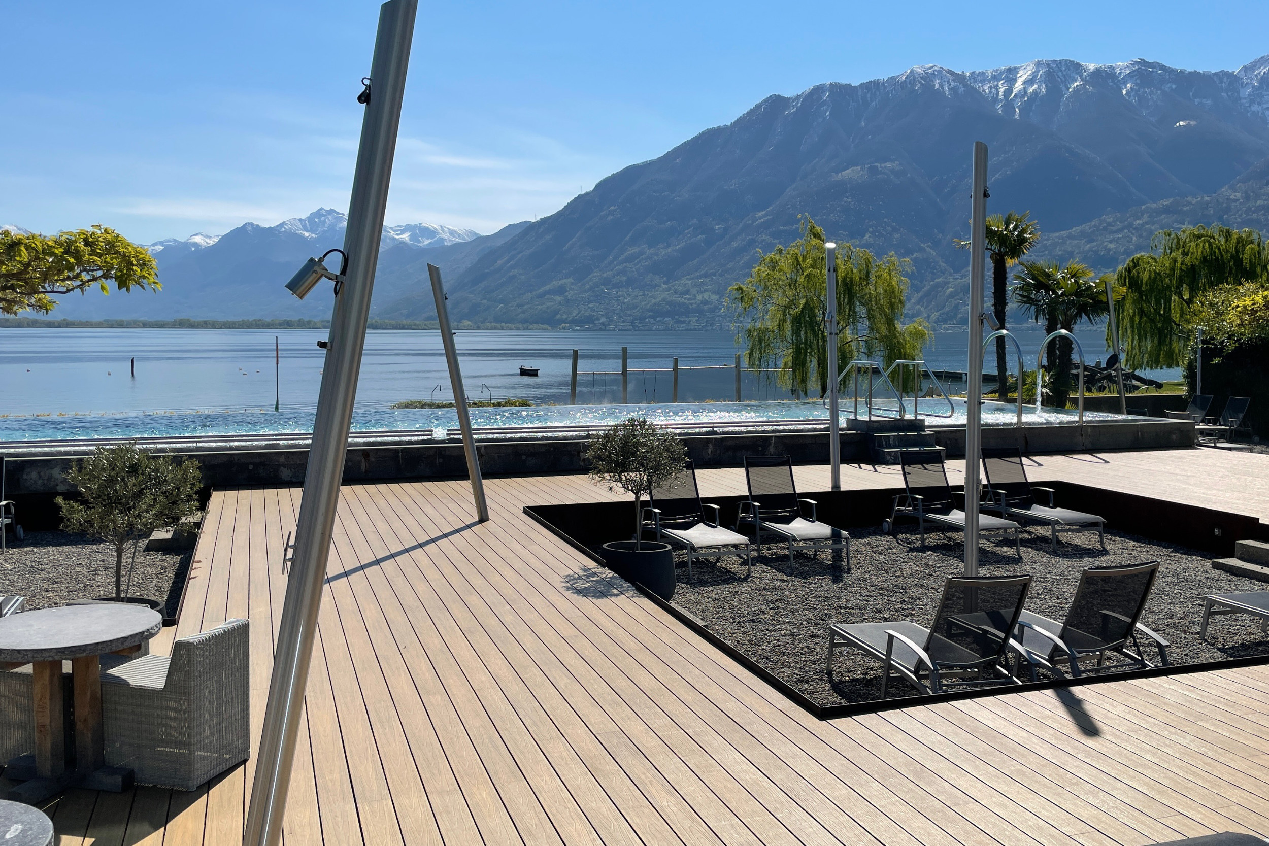 Bassin extérieur Termali Salini & Spa Locarno Aussenbad