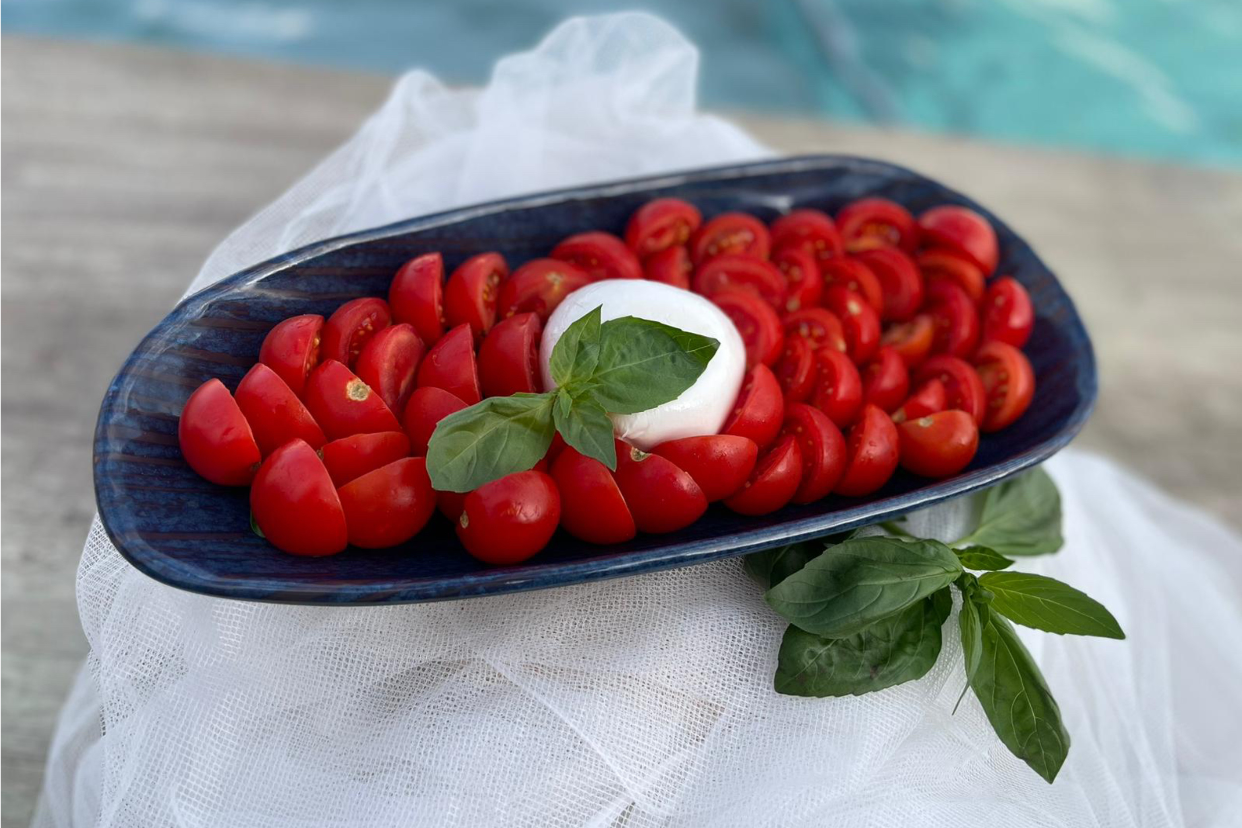 Hürlimannbad Bistro Tomaten-Mozzarella Salat