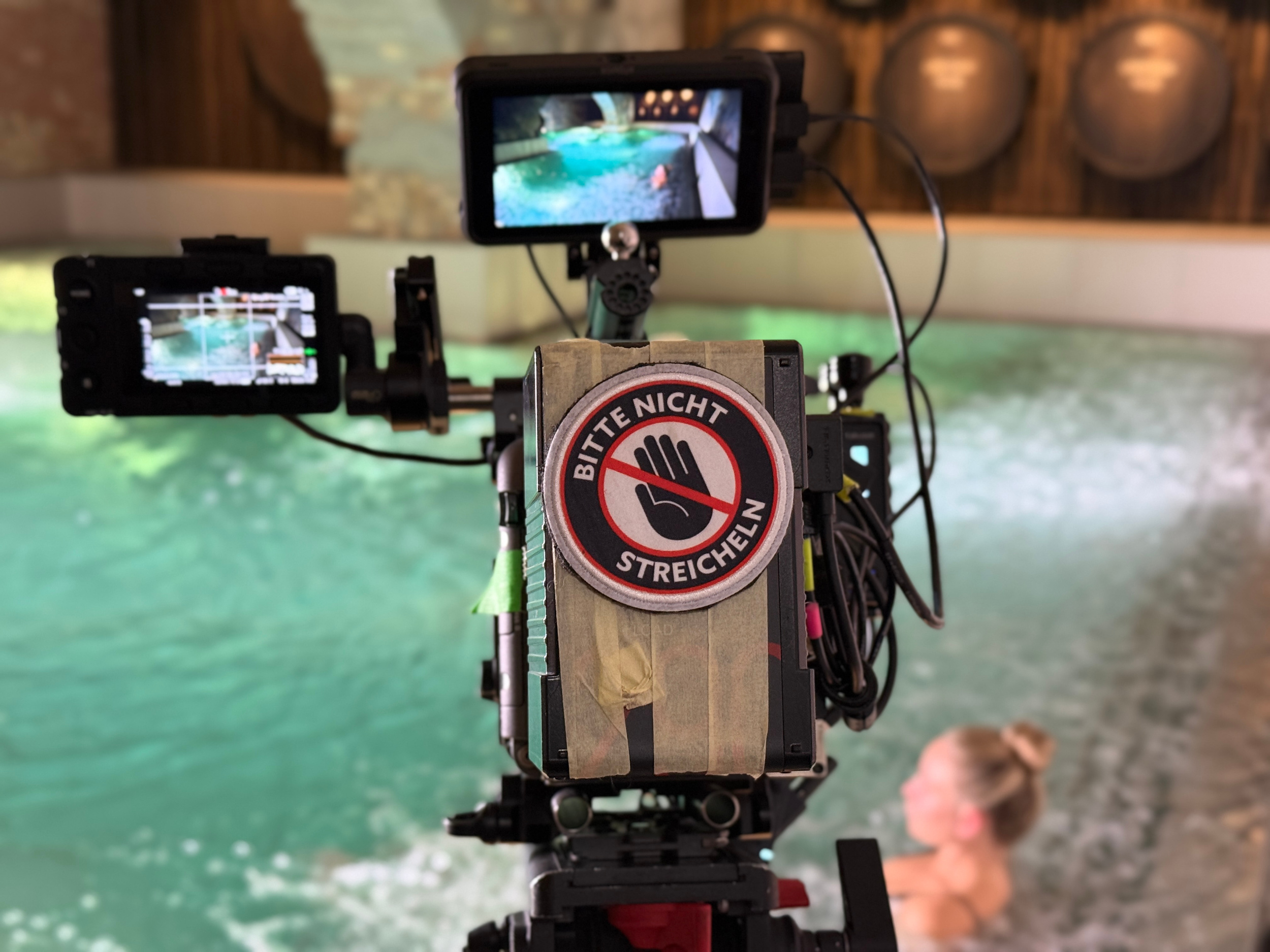 Weihnachtsspot hinter den Kulissen