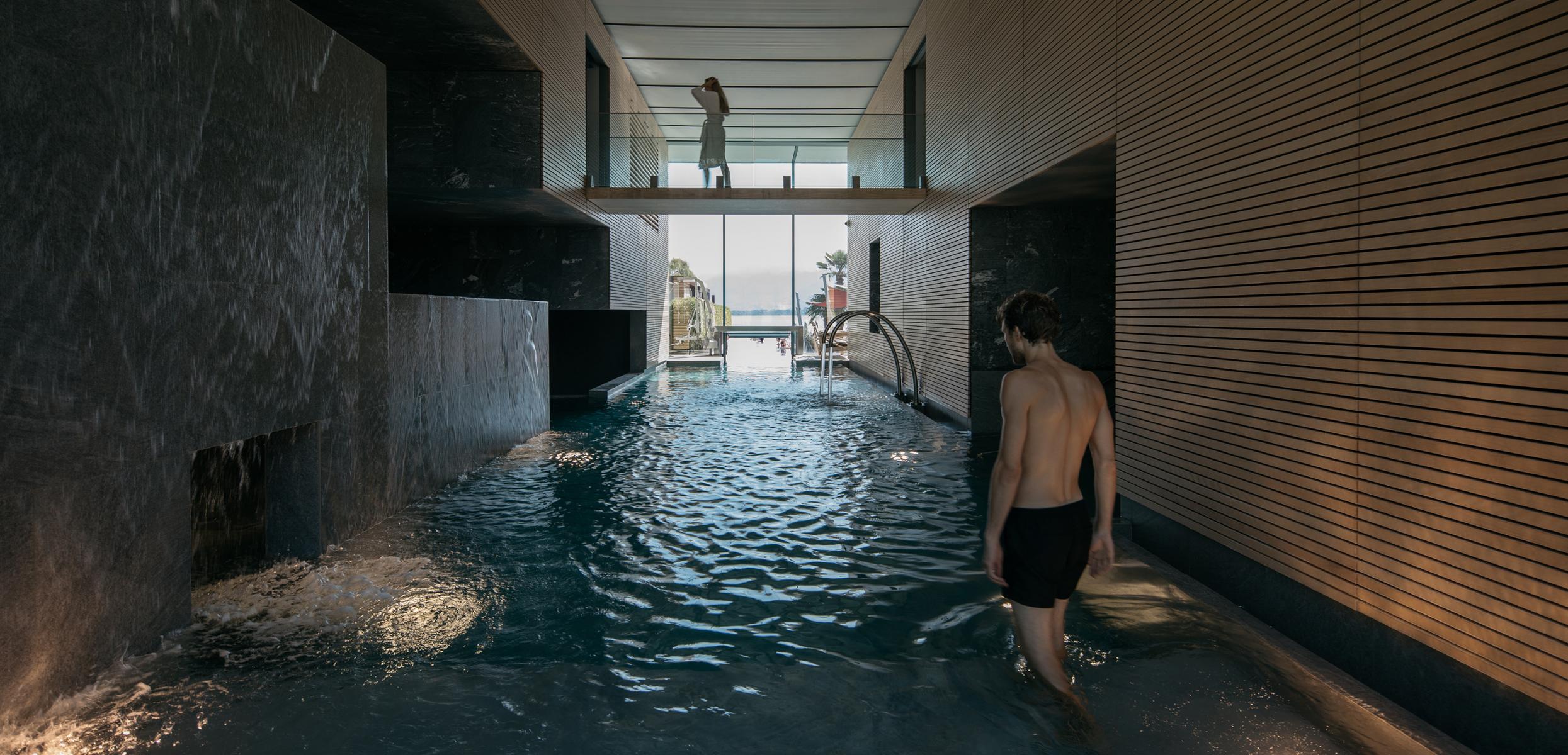 Termali Salini & Spa Locarno NaturSolebad Innenbad