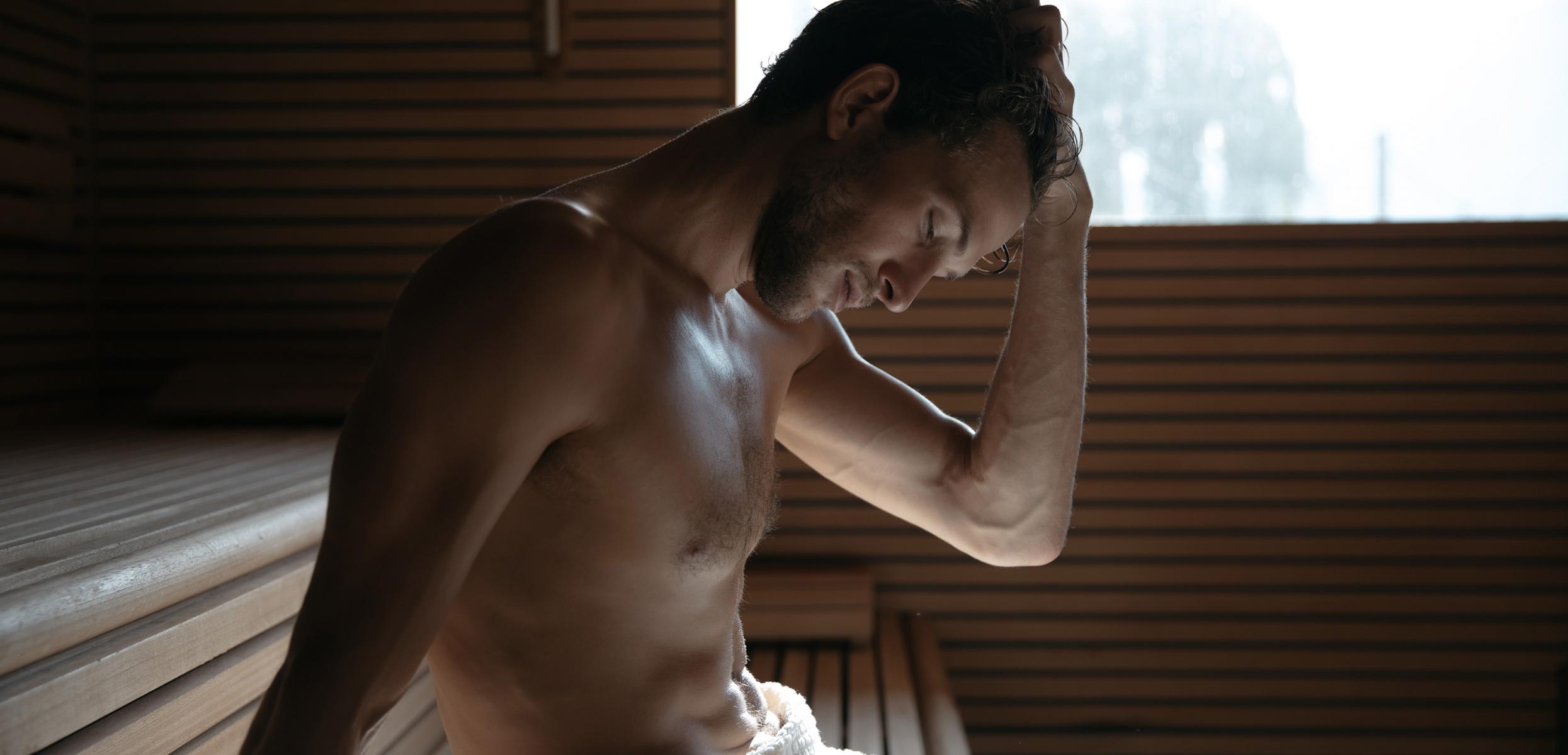 Termali Salini & Spa Locarno Mann in Sauna