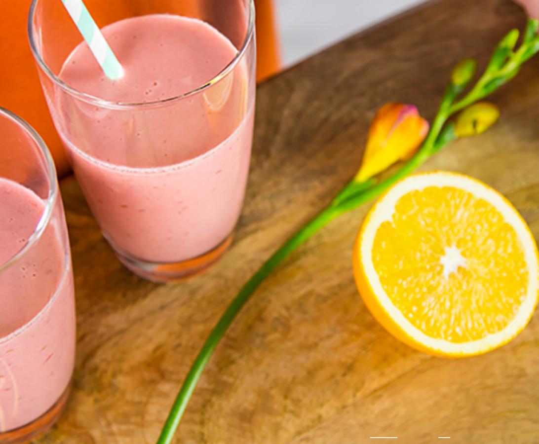 Himbeer-Orangen-Smoothie