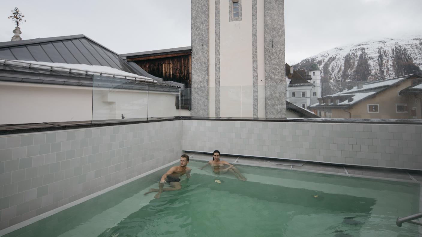 Mineralbad & Spa Samedan Bderitual Dachbad