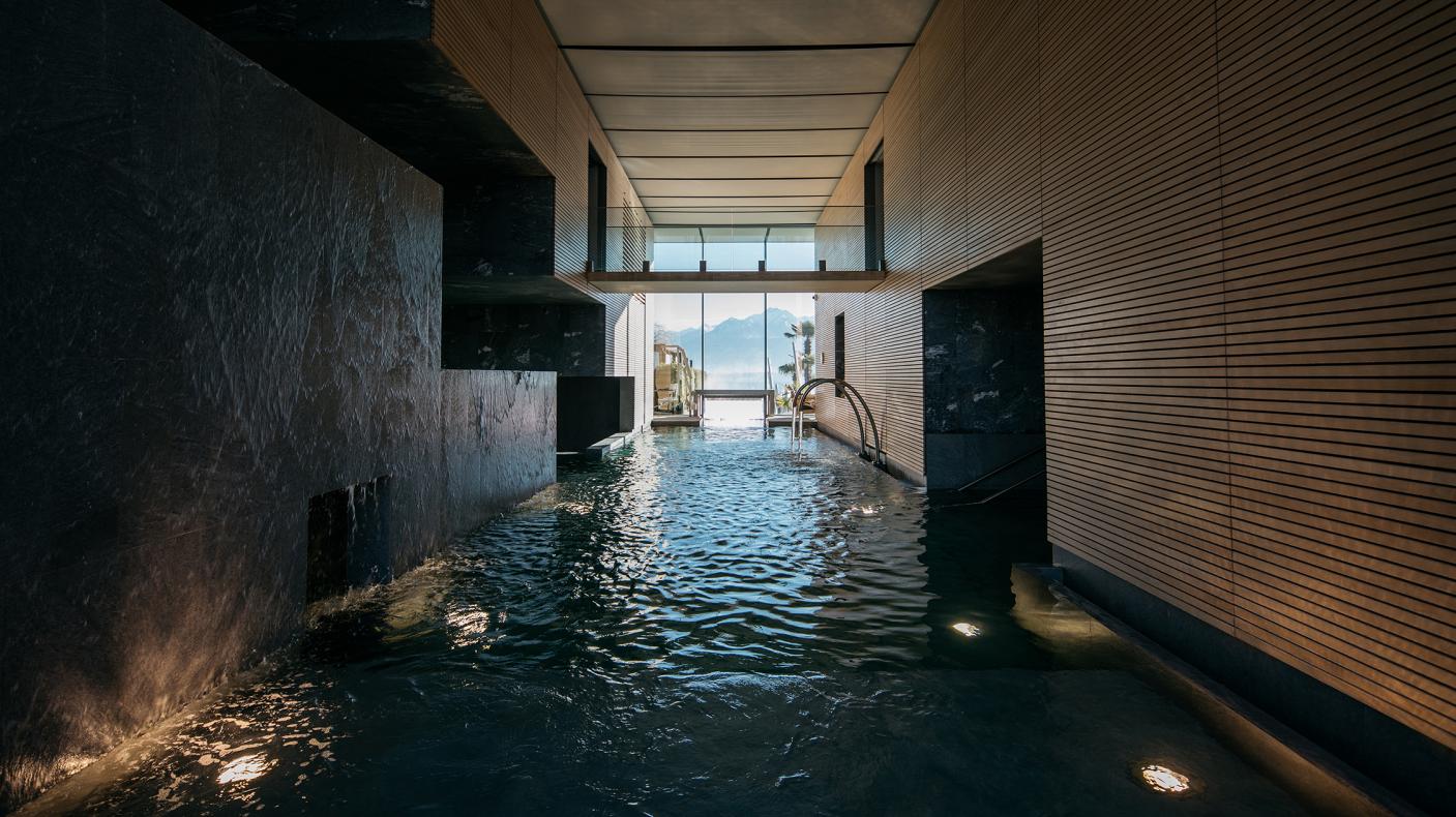 Termali Salini & Spa Locarno NaturSolebad Innenbad