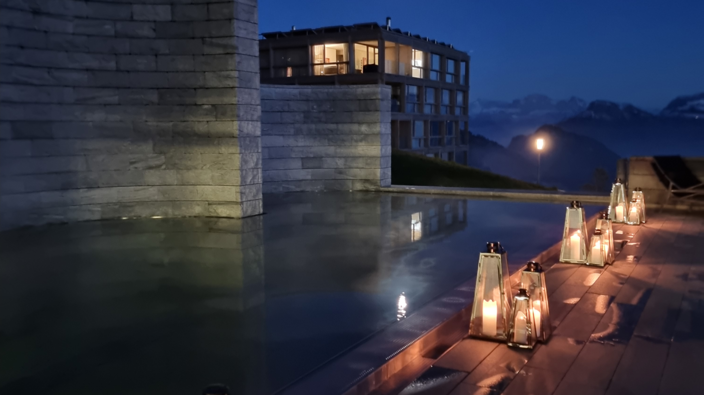 Candlelight Nachtbaden Mineralbad &amp; Spa Rigi Kaltbad