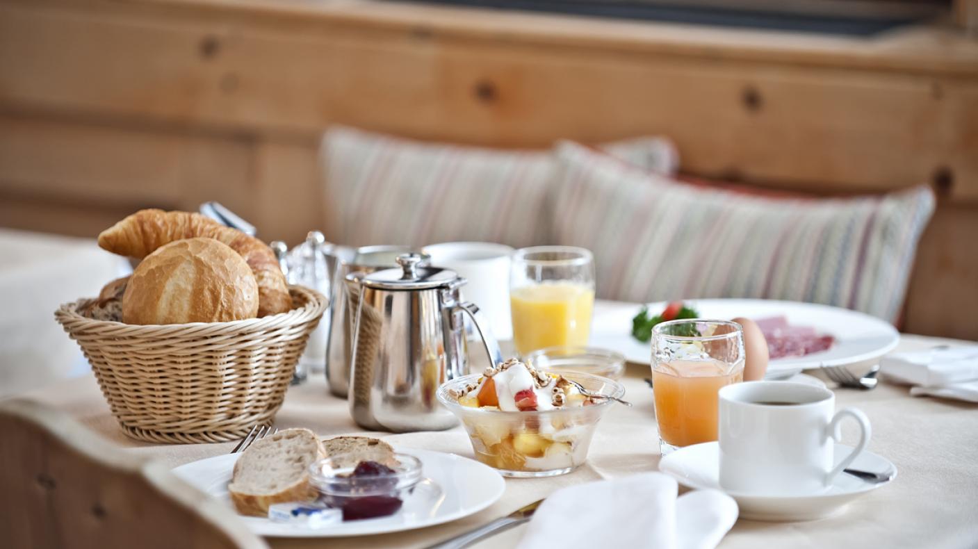 Frühstück im Hotel Donatz