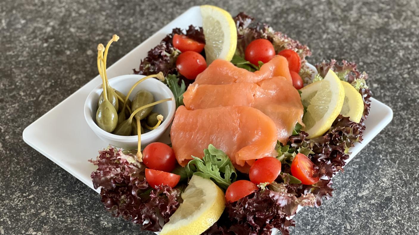 Lachsteller im Bistro Termali Salini & Spa Locarno