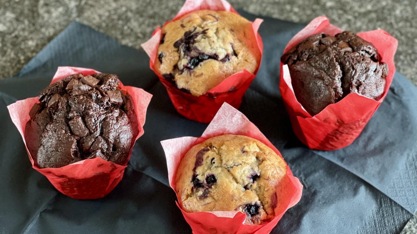 Feine Muffins im Bistro Termali Salini & Spa Locarno