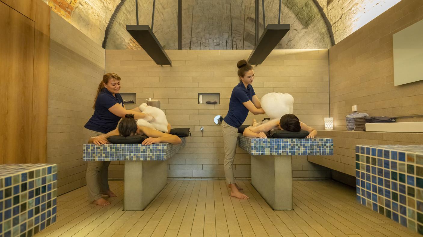 Seifenschaum-Massage im Hürlimannbad &amp; Spa