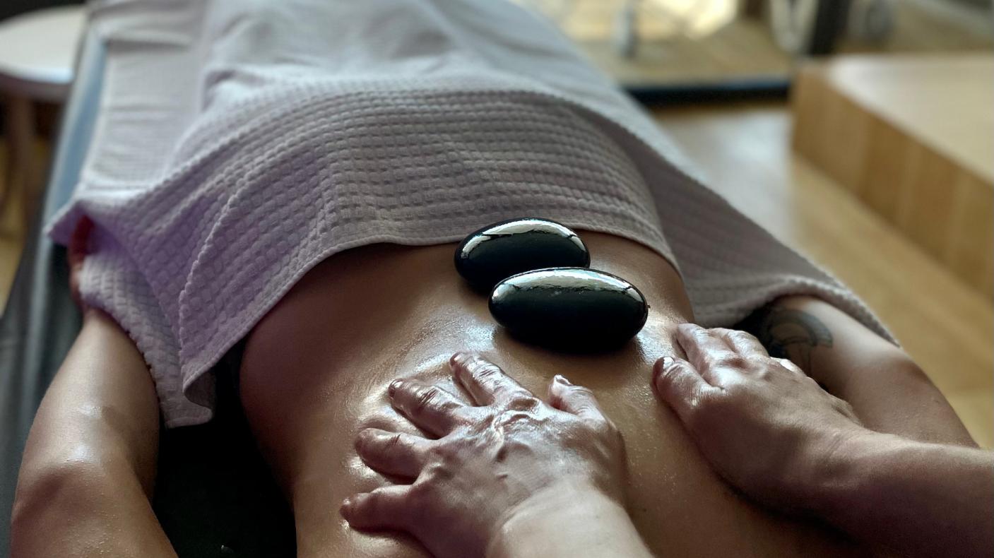 Back and Stone Massage