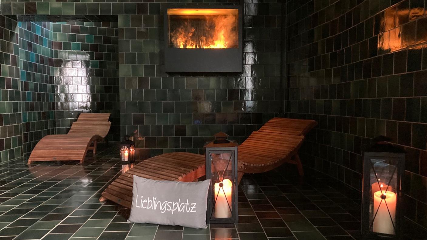 Mineralbad &amp; Spa Samedan Ruheraum
