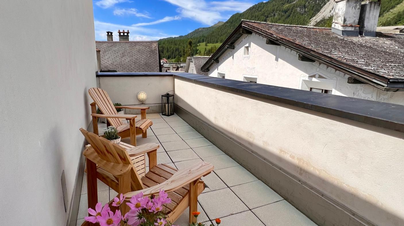 Mineralbad &amp; Spa Samedan Sonnenterrasse