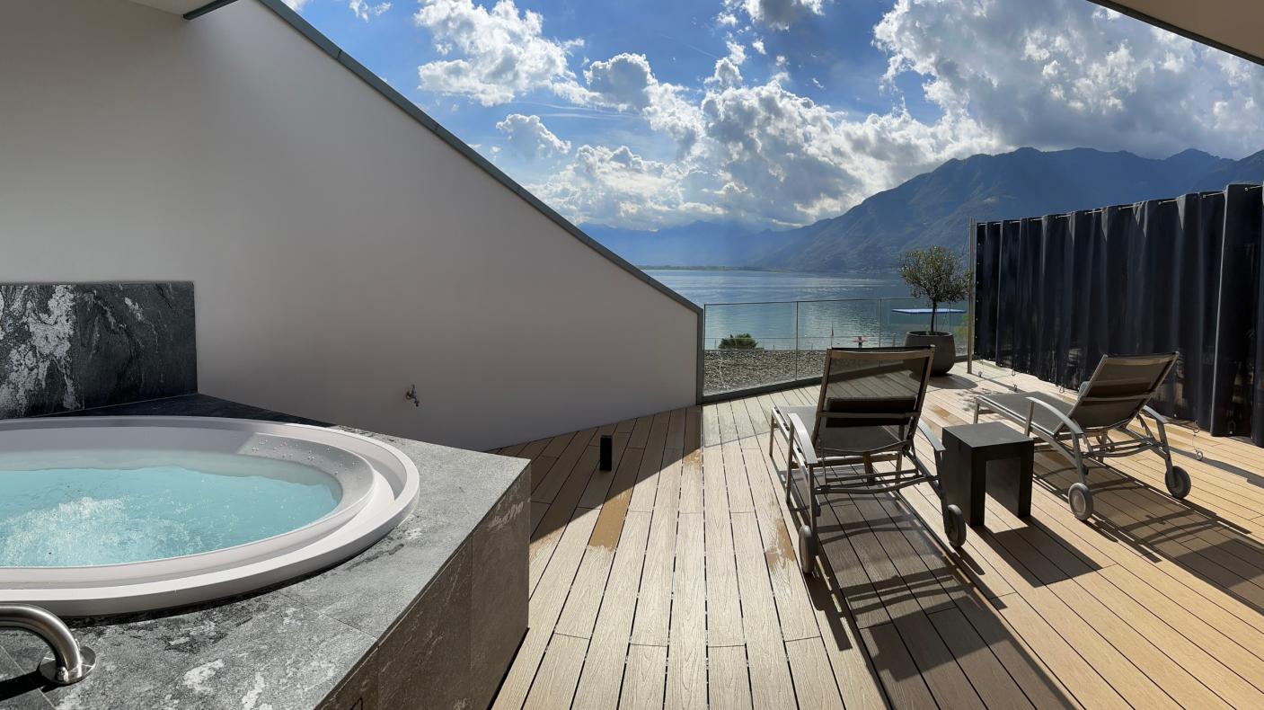 Private Spa Terrasse mit Pool