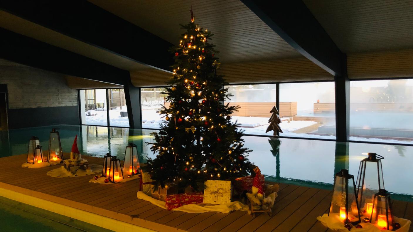 Weihnachtsdeko im Solbad