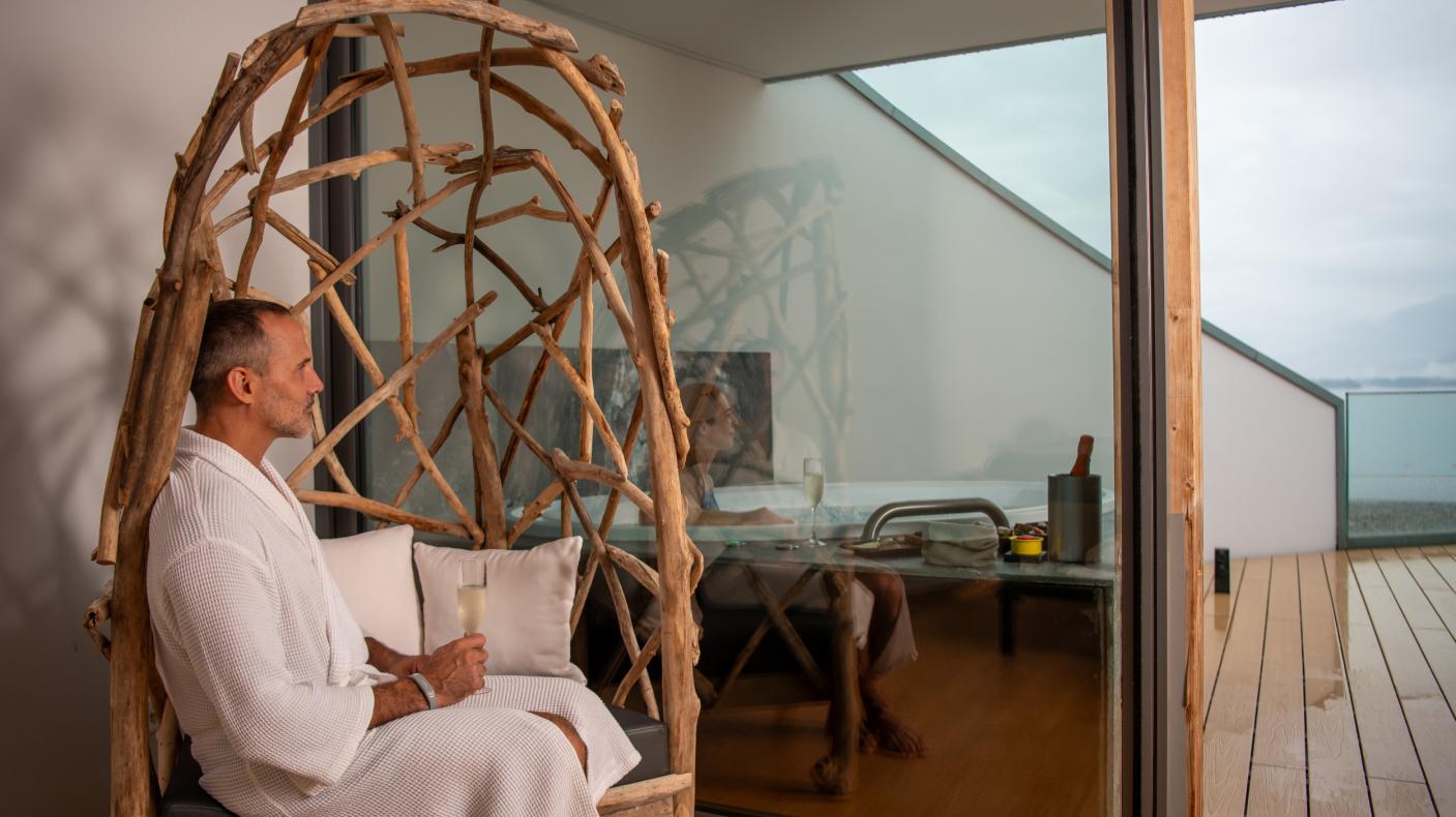 Private Spa mit Whirlpool