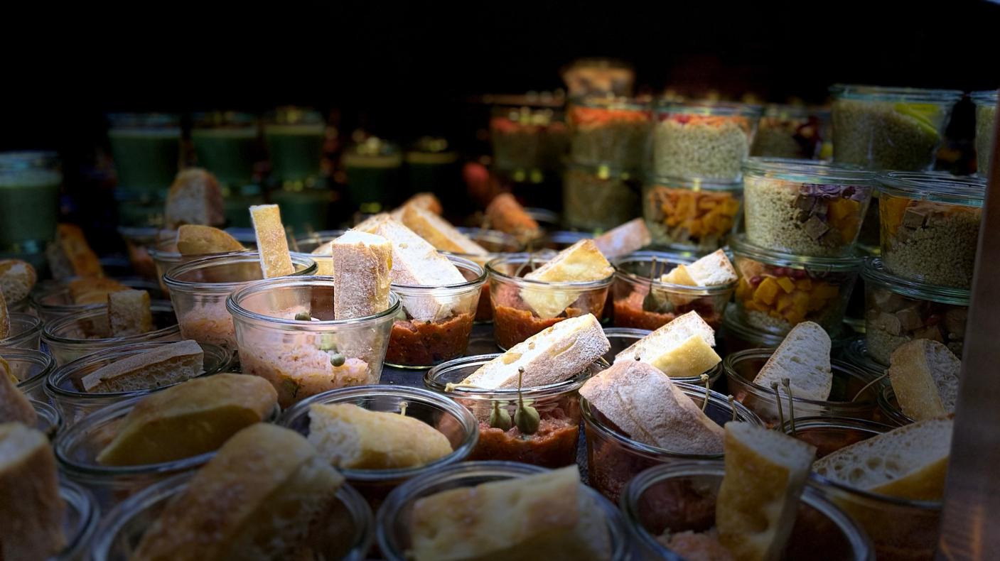 Silvesterabend reichhaltiges Apero