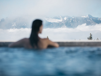 Mineralbad & Spa Rigi Kaltbad Blick auf die Bergwelt